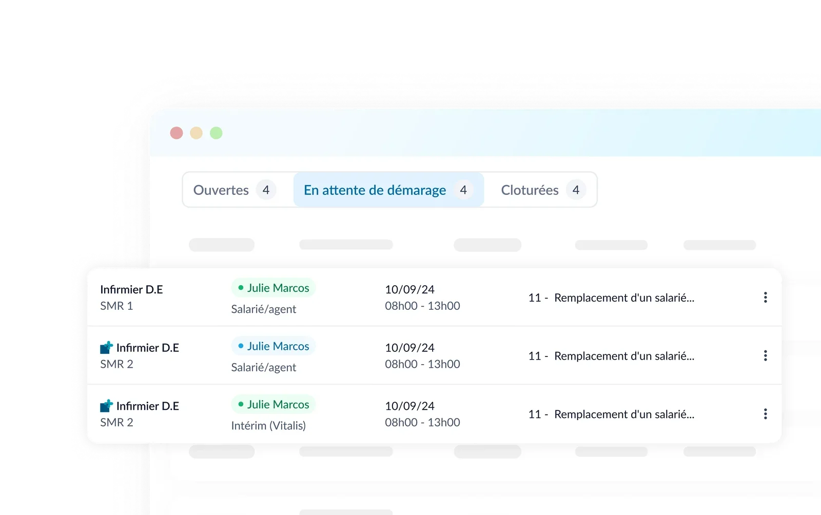 Vue planning